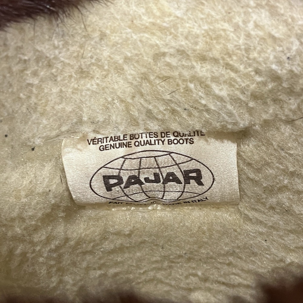 PAJAR WOMEN'S Brown SUEDE/ FUR WINTER BOOTS SIZE US 7.5 (38), EUC Italy - Picture 11 of 12